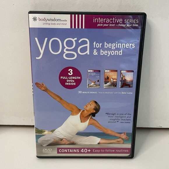 Body Wisdom Lot of 2 DVDs Yoga for Weight Loss and Yoga for Stress Relief - Picture 5 of 7